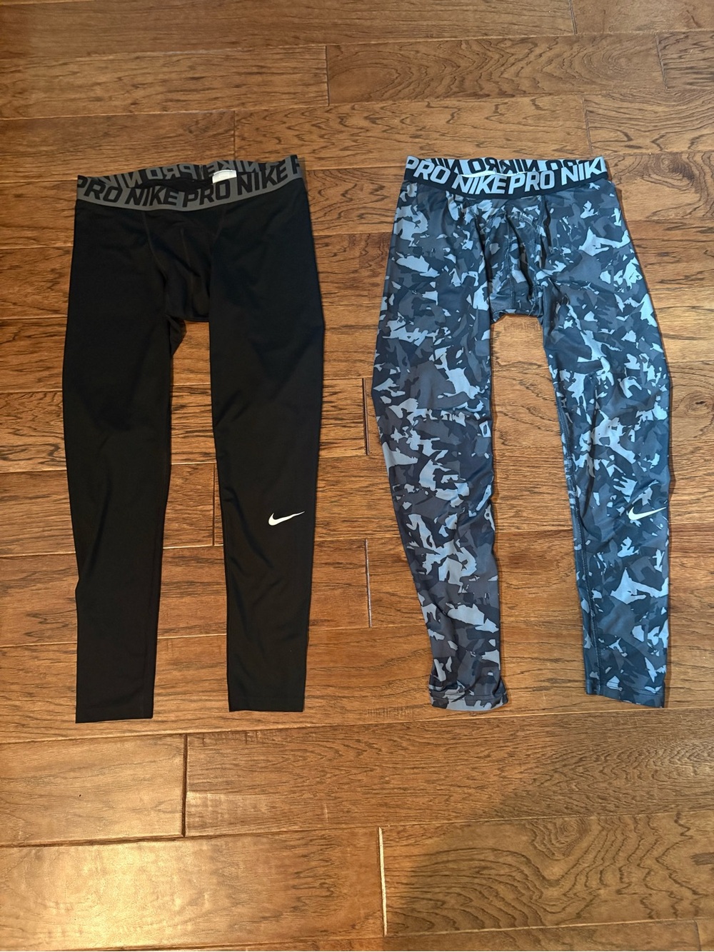 Lot of 2 Nike Pro Mens Compression Training Tights Leggings Size XL